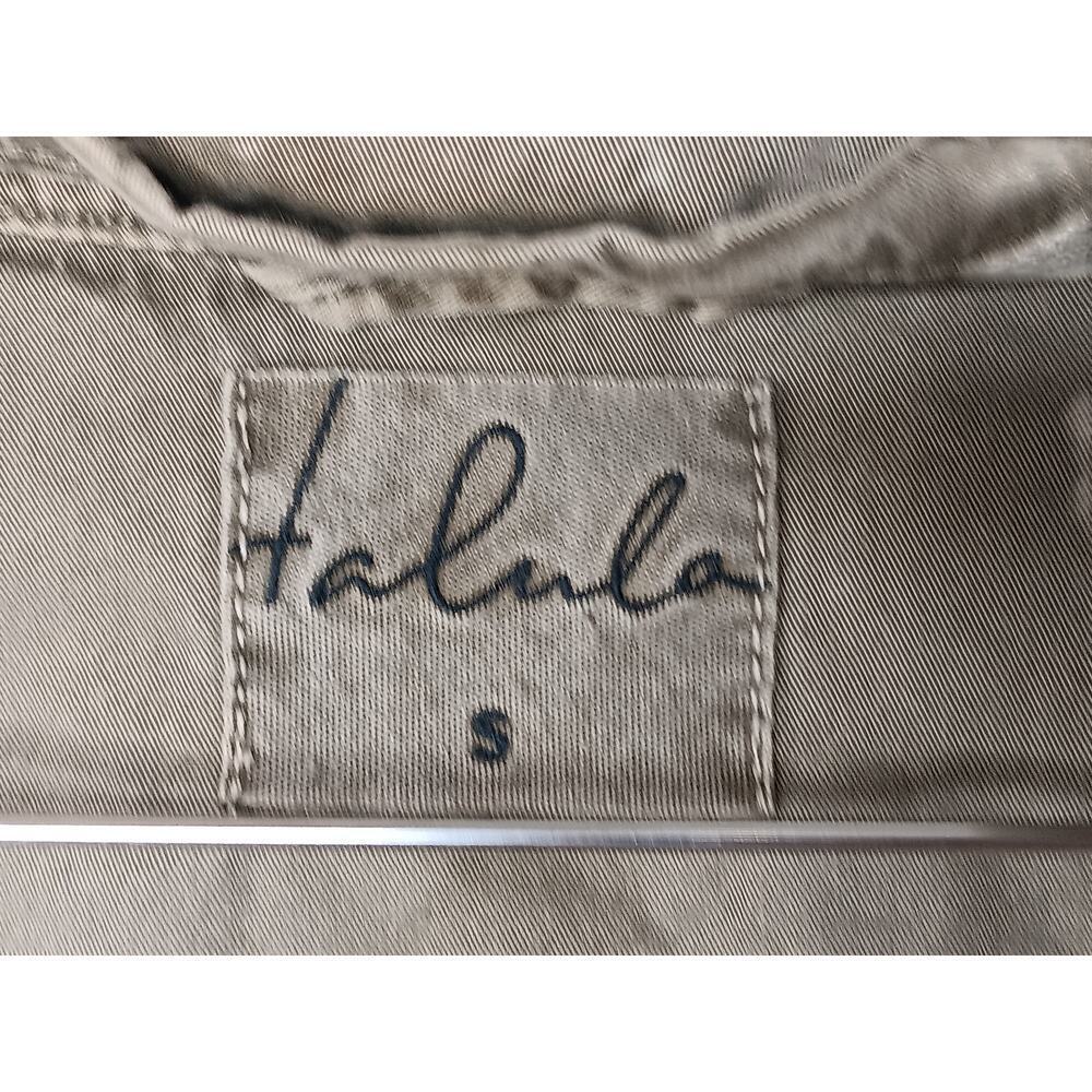 Talula Aritzia Utility Anorak Jacket Hooded Drawstring Olive Green Small Cotton - Picture 13 of 16